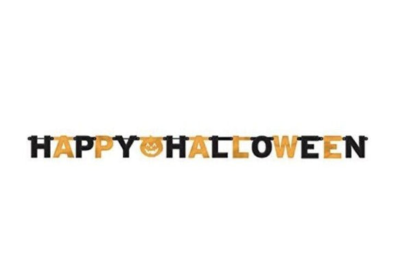 Happy Halloween Foil Letter Banner 8ft