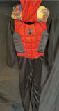 Marvel No Way Home Padded Jumpsuit With Cloth Mask Youth Spiderman Costume Sz 100