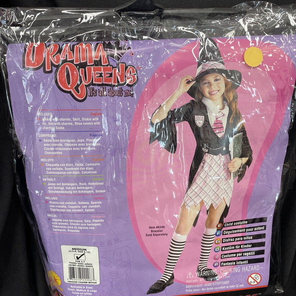 Kids Halloween Costume - Charm School Witch Size Med 8-10