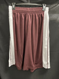 Yale Sportswear USA Adult Shorts Maroon/White Elastic/Drawstring Medium