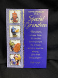 Happy Hanukkah Grandson Greeting Card w/Envelope