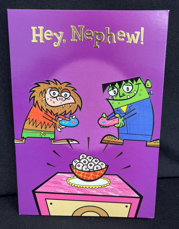 Happy Halloween Nephew Greeting Card w/Envelope