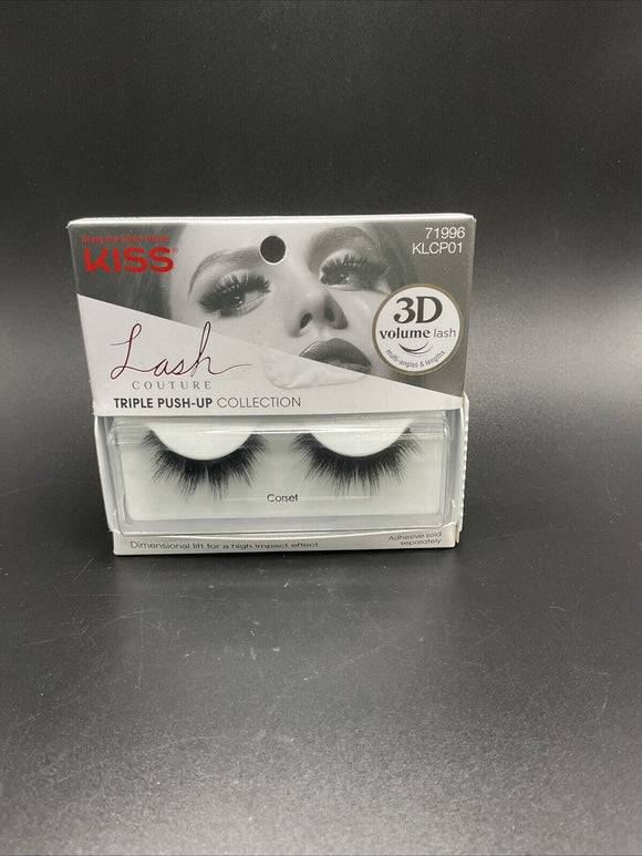 KISS Lash Couture Triple Push-Up False Eyelashes 3D Volume Eye Lift Curl