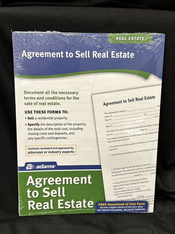 Adams Agreement To Sell Real Estate, Forms and Instructions (LF120)
