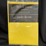 Tissue Paper, Yellow  20 Sheets 20”x20”