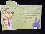 Happy Boss's Day Greeting Card w/Envelope