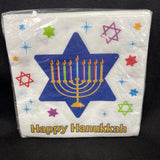 Hanukkah Festivities Festival Lights Jewish Holiday Party Beverage Napkins 18 Ct