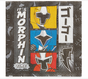 Power Rangers Ninja Steel Mighty Morphin Birthday Party Paper16 Luncheon Napkins