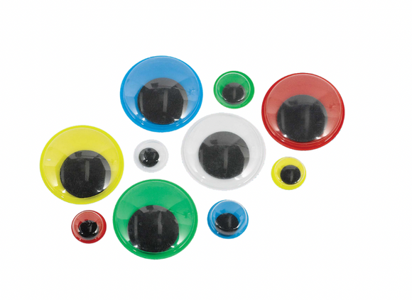 Amscan Colorful Googly Eyes 100ct Assorted Colors