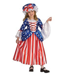 Girl's Patriotic Betsy Ross Costume - Medium 8-100