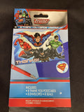 Justice League Heroes Unite DC Superhero Birthday Party Thank You Notes 8 Cards