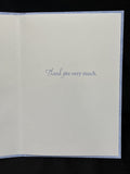 Thank You Greeting Card w/Envelope