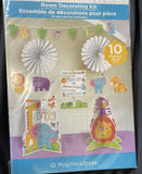 FISHER PRICE Hello Baby ROOM DECORATING KIT (10pc)~ Shower Party Supplies