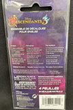 Disney Descendant 3 nail decals kits - 4 sheets per kit.