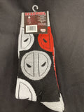 Hyp Socks RED - Deadpool Red Logo Socks - Set of Two Marvel