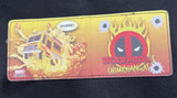 Marvel Deadpool Bifold Wallet Chimichanga Flaming Logo & Food Truck