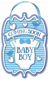 Coming Soon Baby Boy #81985 Sign