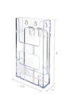 Deflecto Lit Loc Literature Display, Interlocking, 4-3/8” X 8”1