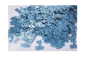 It’s A Boy Baby Shower Confetti Sprinkles 0.5" Blueish-Green