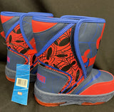 Spiderman Light Up Toddler Boys Snow Boot Size 9