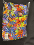 Lot Of 12 4” Daisy Craft Flowers w/ 1” Center Rhinestone Multicolored2