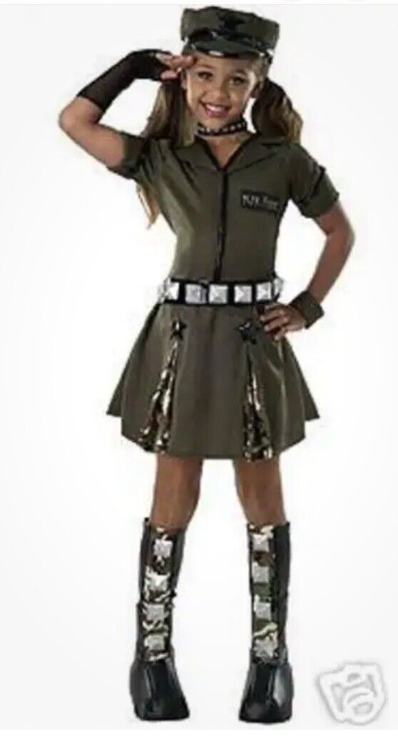 Drama Queens - Major Mjr. Flirt Girls' Small Costume 4-6