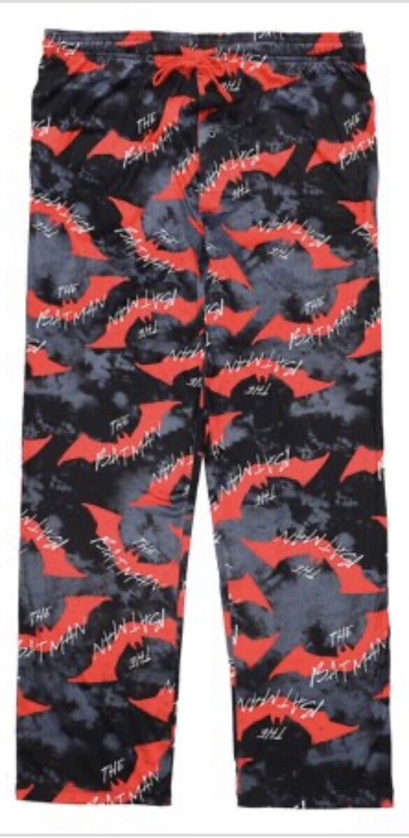 Dc Comics the Batman Movie Men Sleepwear Pajama Pants- Medium
