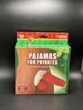 PAJAMAS FOR PRIVATES Undies Pecker Warmer Christmas Funny Adult Joke Prank Sock