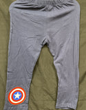 Captain America Graphic Kids Pajama Long Sleeve Pants Set Size 6