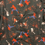 Our Universe Marvel Spider-Man Allover Woven Button-Up 2XLarge