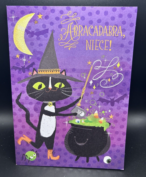 Happy Halloween Niece Greeting Card w/Envelope
