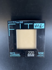 Maybelline Fit Me Matte + Poreless Pressed Face Powder #220 Natural Beige