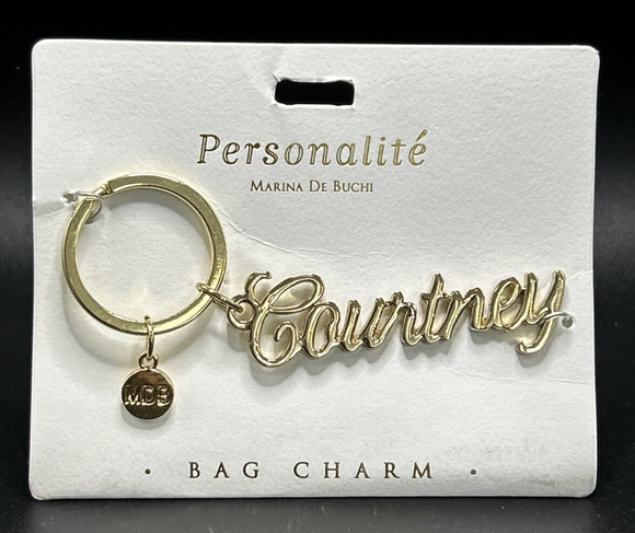 Personalite Marina De Buchi Personalized Bag Charm Courtney