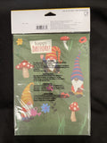 Party Gnomes Happy Birthday Treat Bags Paper 8.75" x 6.5" 8 Pack Party