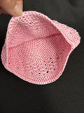 Baby Light Pink Crochet Beanie Big Dreamz3