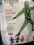 Ninja Avenger Il with Armor, White, Child Medium 8-103