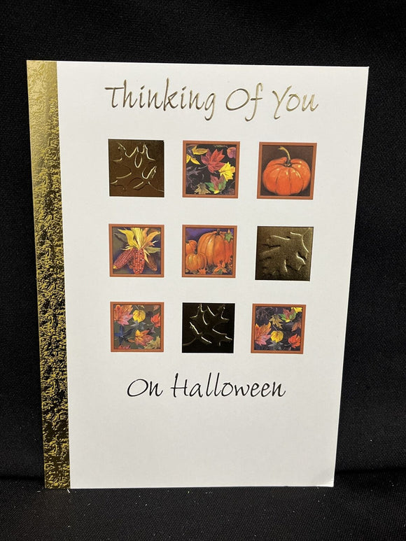 Thinking of You On Halloween Greeting Card w/Envelope