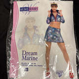Adult Hologram Sequin Marine Costume Rubies Size Small1