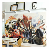 Red & Blue Marvel Alex Ross Wall Mural by RoomMates