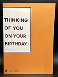 Birthday Humor Blank Inside Greeting Card w/Envelope