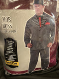 Mob Boss Gangster Mafia Adult Plus Size Costume Fits 48-52 Jacket Size