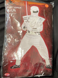 Mirror Mask White Ghost Ninja Warrior Boys Costume Size S 4-6