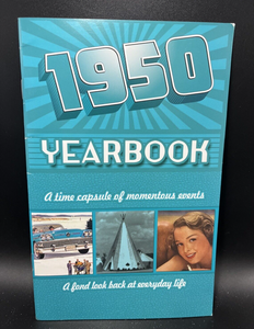 1950 Yearbook, A Time Capsule Of Momentous Events w/Envelope