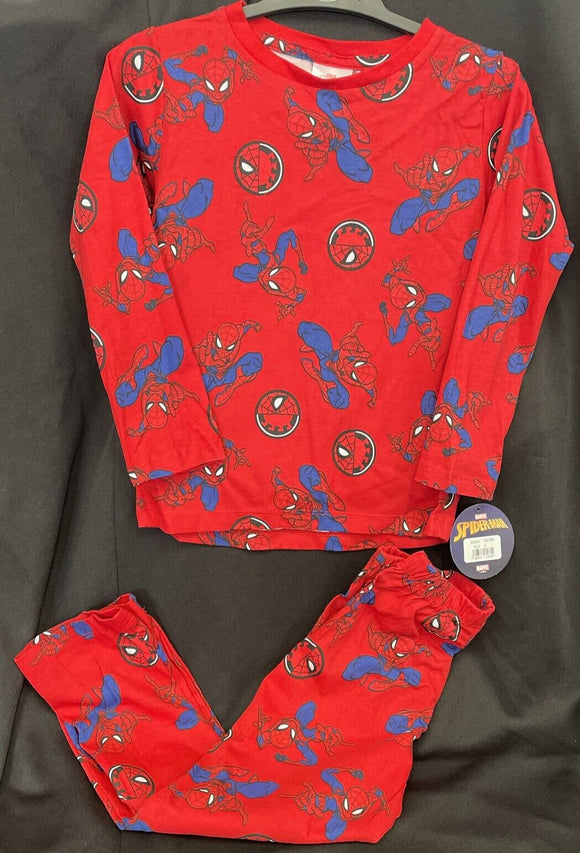 Marvel Kids Spiderman Size 6 Pants Pajama Set