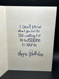 Humor Birthday Greeting Card w/Envelope