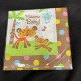 Fisher Price Toy Cute Kids ABC Baby Shower Party Paper Beverage Napkins 16Ct