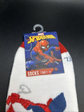 Marvel Spider-Man Athletic Socks Fits Size 7-111