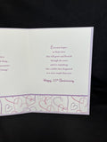 Happy 25th Anniversary Greeting Card w/Envelope