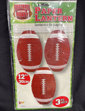 Football Sports Super Bowl Watch College Theme Party Decoration Paper Lanterns