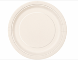 Paper Plates, 9 in, Ivory, 16ct 8 5/8” Plate